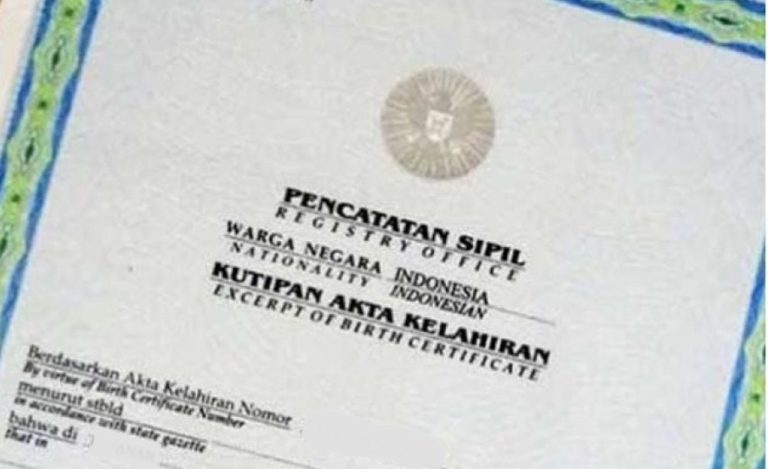 Akta Kelahiran untuk Semua Umur WNI