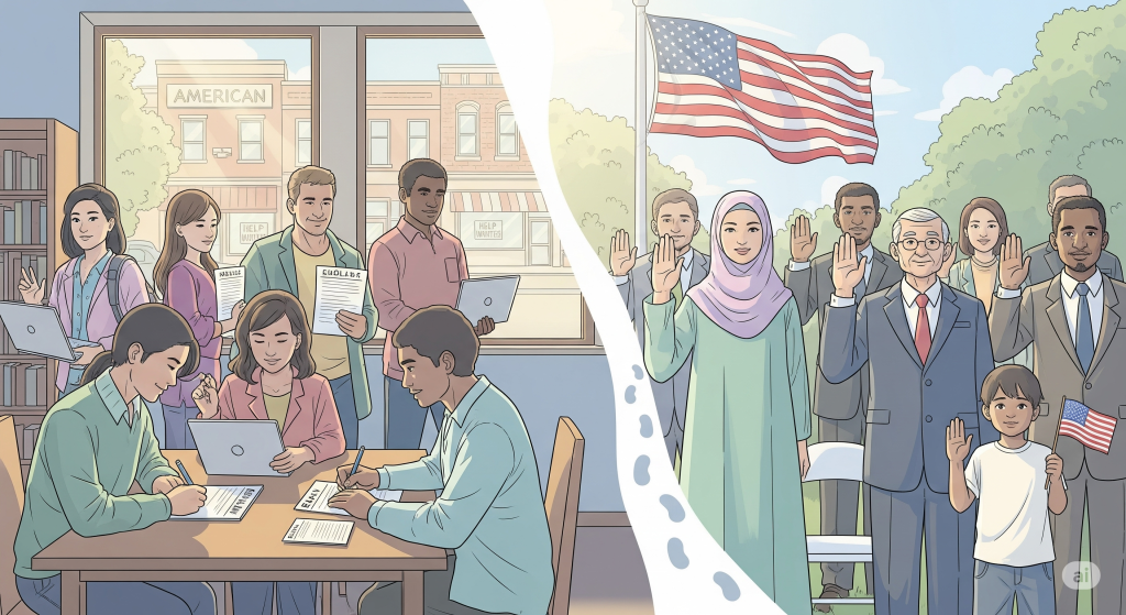 Kini pencari kerja dan pemohon kewarganegaraan Amerika wajib lolos skrining Anti Amerika.