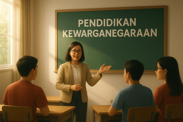 Pendidikan Kewarganegaraan diantaranya soal membentuk identitas nasional yang penting dalam karakter bangsa dan negara.