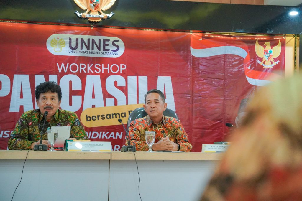 Workshop Transformasi Pendidikan Pancasila dan Kewarganegaraan dilaksanakan sebagai hasil kolaborasi UNNES dan BPIP.