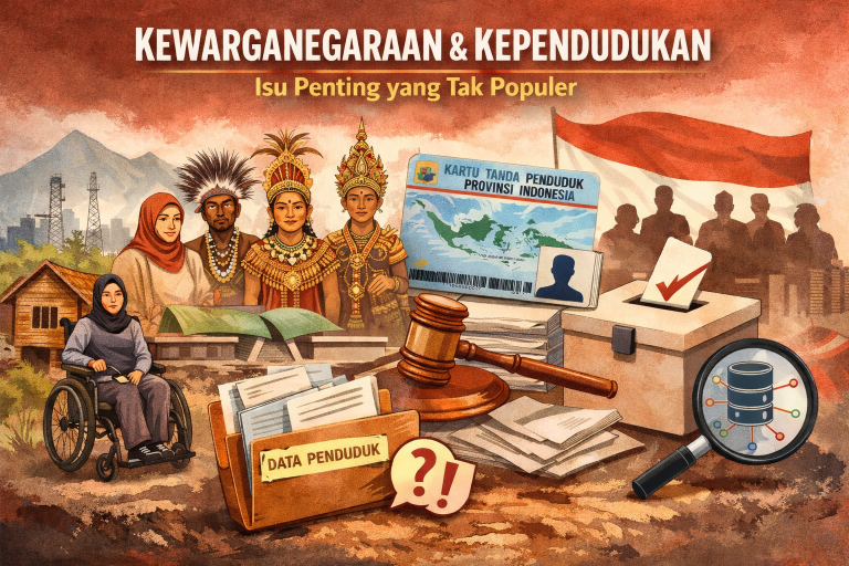 kewarganegaraan dan kependudukan adalah isu penting namun tidak populer bagi kebanyakan orang.