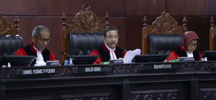 MK tolak uji materi perkawinan beda agama karena nilai tidak ada kerugian konstitusional yang dialami penonton.