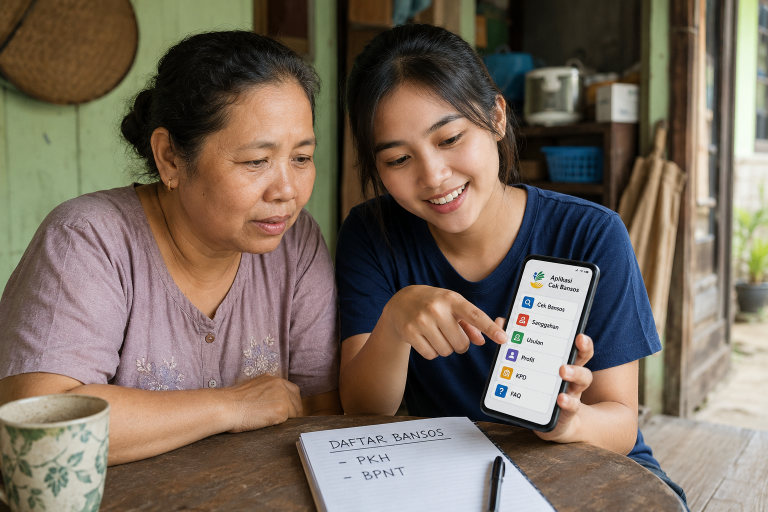 Daftar Bansos PKH dan BPNT di Cek Bansos Kemensos.