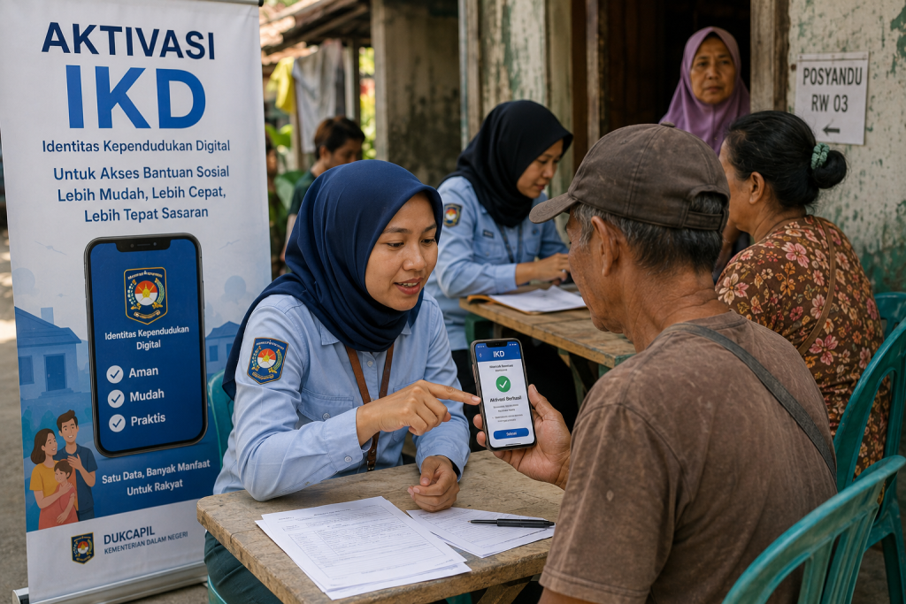 Daftar bansos pakai IKD cuma 2 menit. Segera Aktivasi IKD.