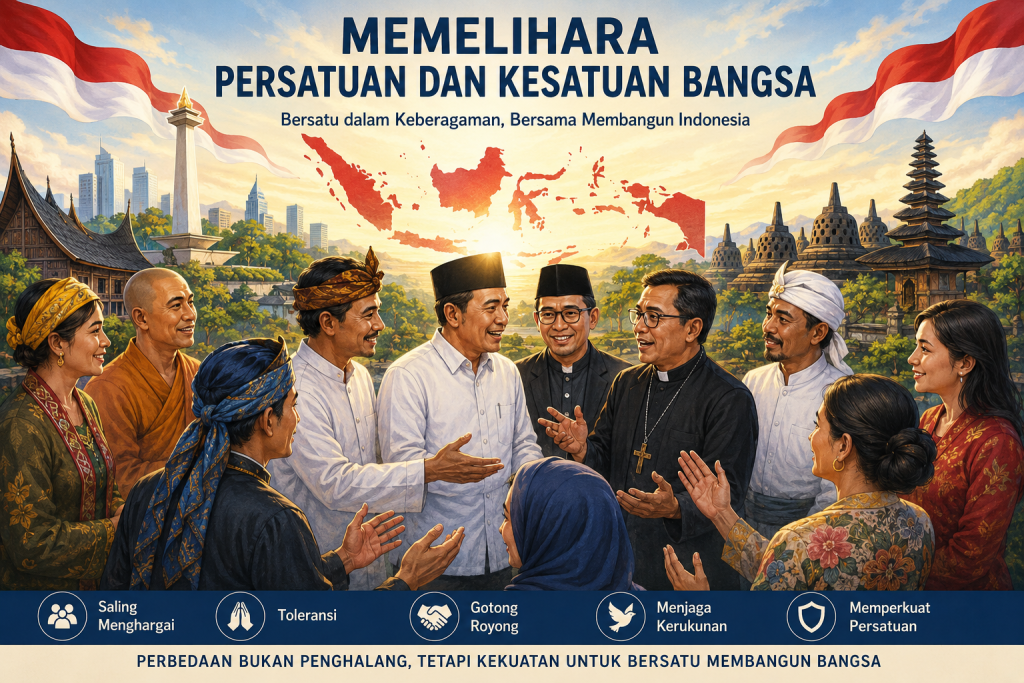 Tokoh masyarakat berdialog untuk memelihara persatuan dan kesatuan bangsa Indonesia