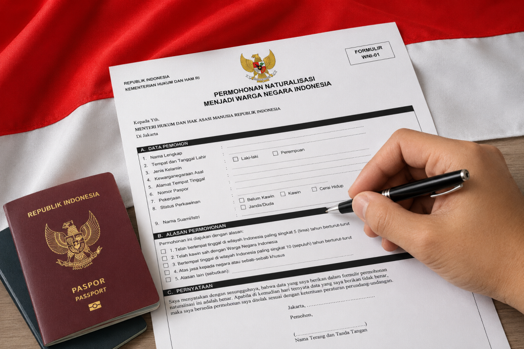 Biaya Naturalisasi Kini 75 Juta Rupiah dan Pelepasan Kewarganegaraan RI 5 Juta Rupiah.