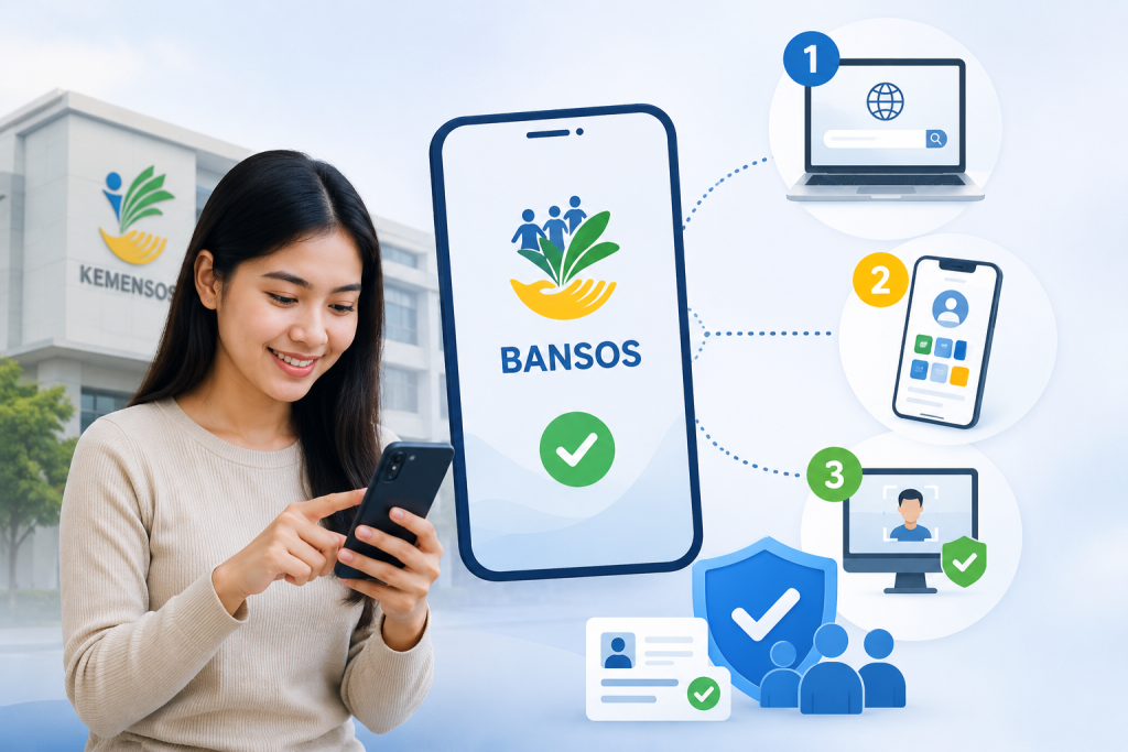 Daftar Bansos Online 2026 Ada 3 Cara dari Kemensos.