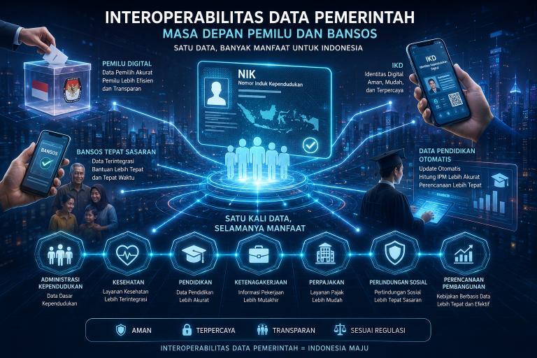 Interoperabilitas Data Pemerintah: Masa Depan Pemilu dan Bansos