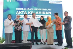Akta Kelahiran Digital melalui integrasi SATUSEHAT dan SIAK.