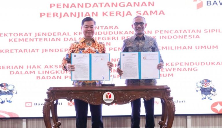 Bawaslu dan Dukcapil Kerjasama Wujudkan Data Pemilih Akurat.