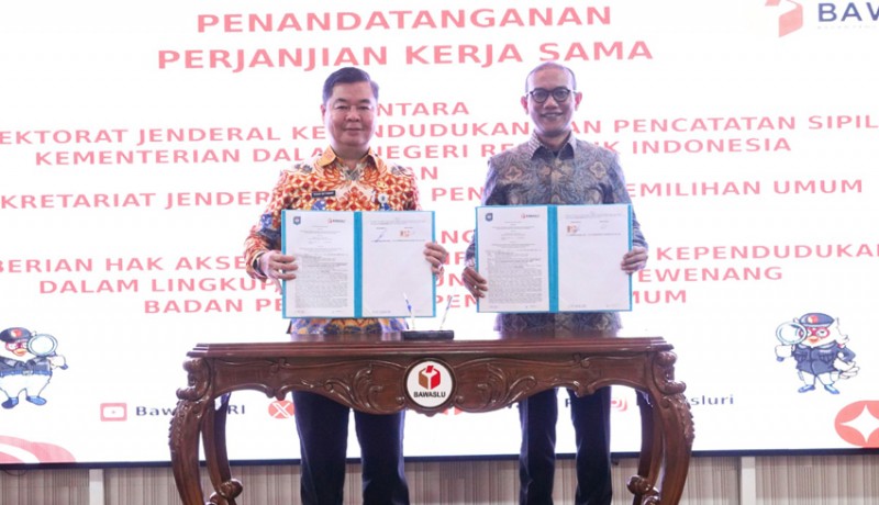 Bawaslu dan Dukcapil Kerjasama Wujudkan Data Pemilih Akurat.