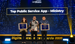 IKD Kemendagri Raih Penghargaan Top Public Service App Kategori Kementerian dalam Digital Excellence Award 2026 oleh JawaPos.Com