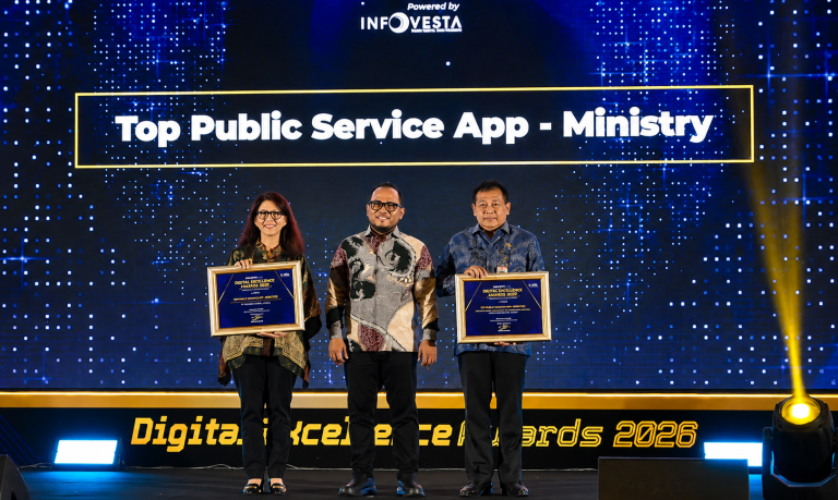 IKD Kemendagri Raih Penghargaan Top Public Service App Kategori Kementerian dalam Digital Excellence Award 2026 oleh JawaPos.Com