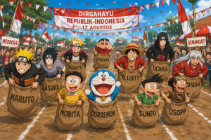 Naruto, Nobita, dan Doraemon menjadi bagian dari fenomena nama tokoh anime yang ditemukan dalam data kependudukan Dukcapil 2026.