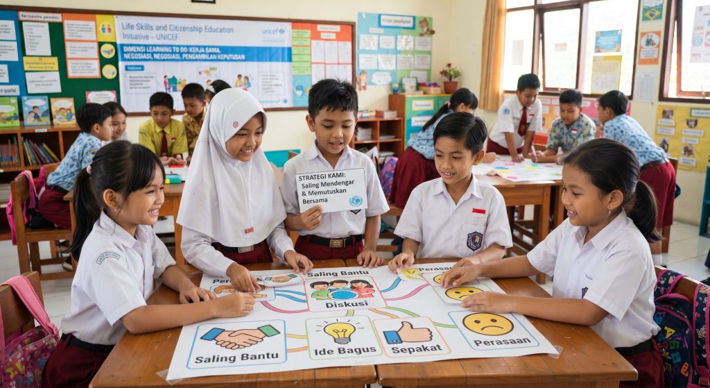 Melatih Kerja Sama, Negosiasi, dan Pengambilan Keputusan Pada Anak adalah Bagian Dari Pendidikan Kecapakan dan Kewarganegaraan.
